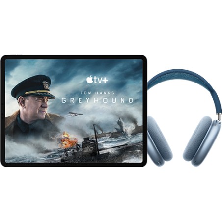 Casque d'écoute Bluetooth à suppression du bruit AirPods Max d'Apple - Bleu  ciel