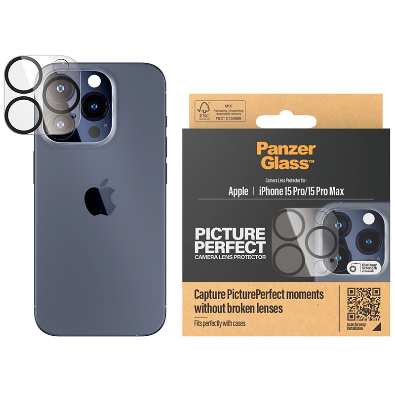 Panzer Glass Protection d'objectif PicturePerfect iPhone 15 Pro