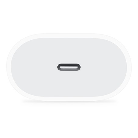 Chargeur iPhone 20W USB-C d'origine Apple pour iPhone et iPad - Blanc