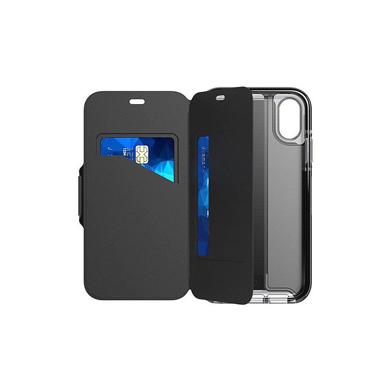 Tech21 Folio Evo Wallet iPhone XR Noir