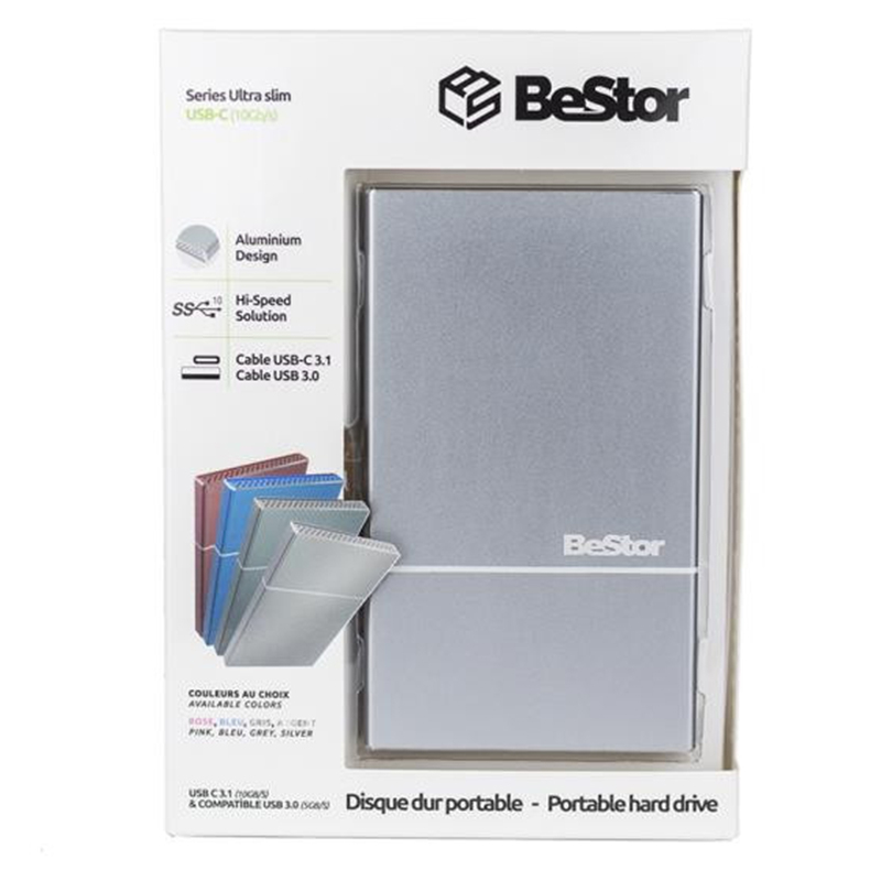 Boîtier Disque Dur Double Baie USB-C 10 Gbit/s - Supporte 2 SSD/HDD Jusqu'à 12 To - Pour Stockage Données Professionnel