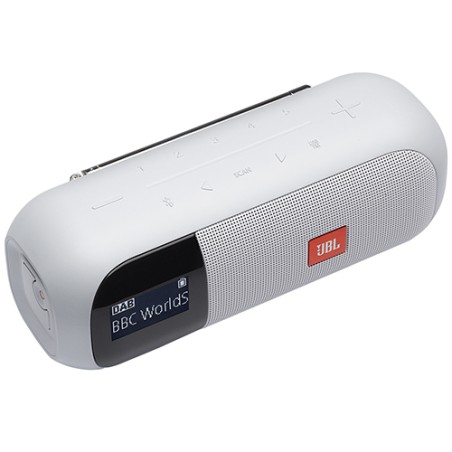 JBL Enceinte Tuner 2 Bluetooth avec radio DAB/FM - Blanc